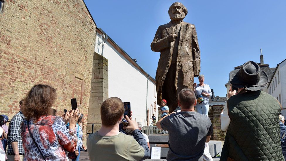 The Chinese government presented Trier with a statue of Karl Marx in honour of the 200-year anniversary of the philosopher’s birth (Credit: dpa picture alliance/Alamy)