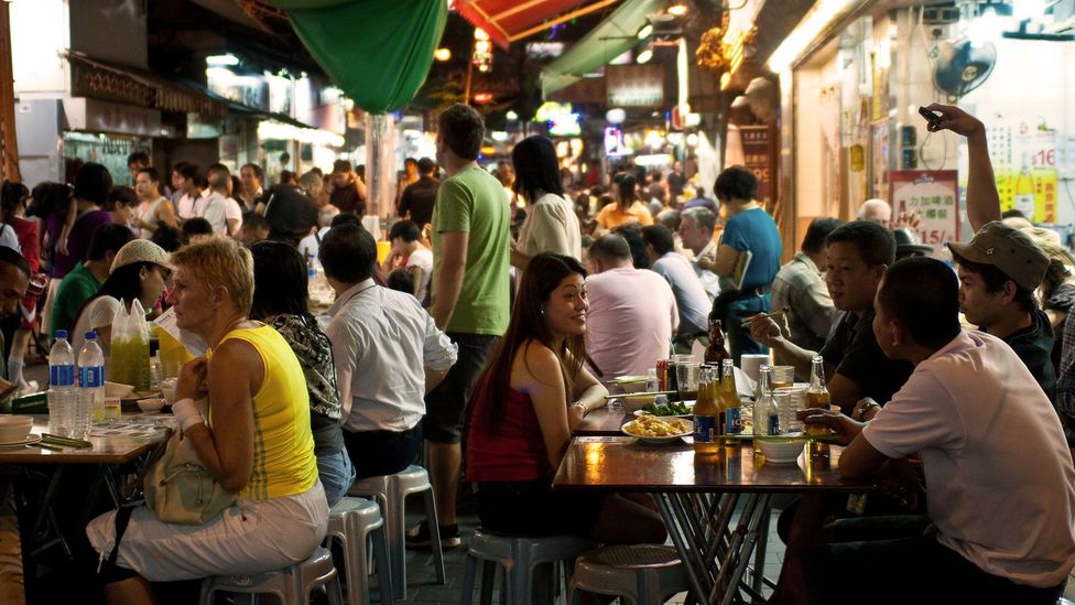 More than half of Hong Kong’s residents speak English, making it easier for expats to make friends (Credit: Bosiljka Zutich/Alamy)