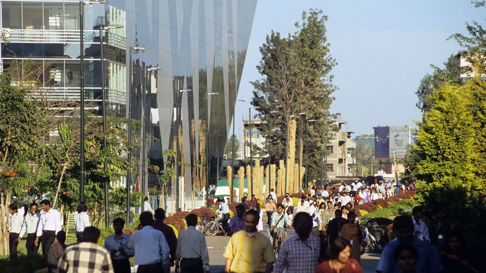 Electronic City in Bengaluru is predicted to become the single largest IT hub on Earth by 2020 (Credit: Joerg Boethling/Alamy) Electronic City in Bengaluru is predicted to become the single largest IT hub on Earth by 2020 (Credit: Joerg Boethling/Alamy)