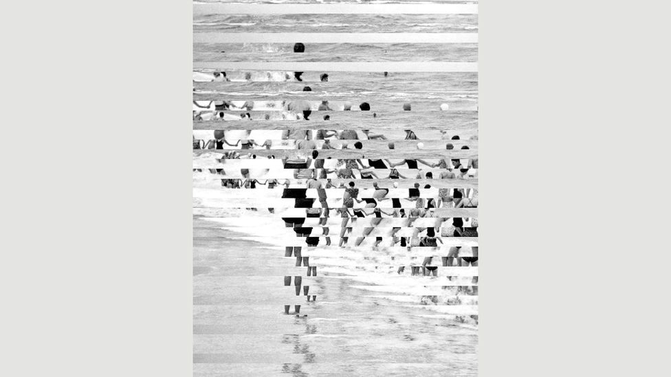 Medley by Edouard Taufenbach – collage of silver print photographs made from Sébastien Lifshitz’s collection (Credit: Edouard Taufenbach/Gallery Binome) Medley by Edouard Taufenbach – collage of silver print photographs made from Sébastien Lifshitz’s collection (Credit: Edouard Taufenbach/Gallery Binome)