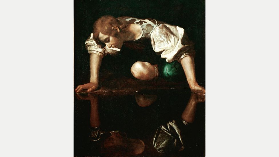 Narcissus – the original narcissist, painted by Michelangelo Merisi da Caravaggio in 1596 (Credit: Getty Images)