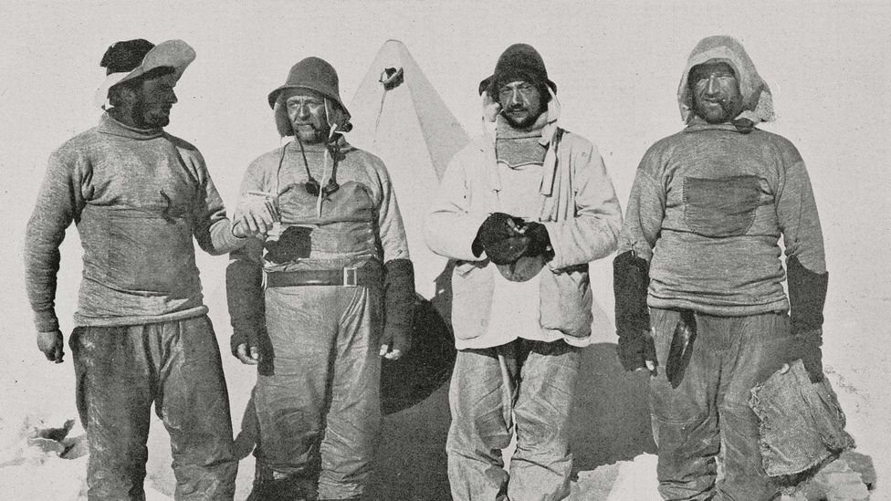 Members of the ill-fated British expedition to the pole (Credit: Getty Images) Members of the ill-fated British expedition to the pole (Credit: Getty Images)