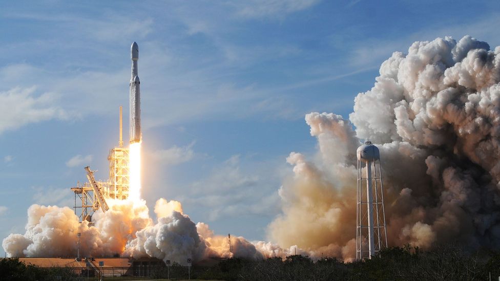 Companies such as SpaceX and Blue Origin are racing to unlock the economic potential of the final frontier (Credit: Getty Images)