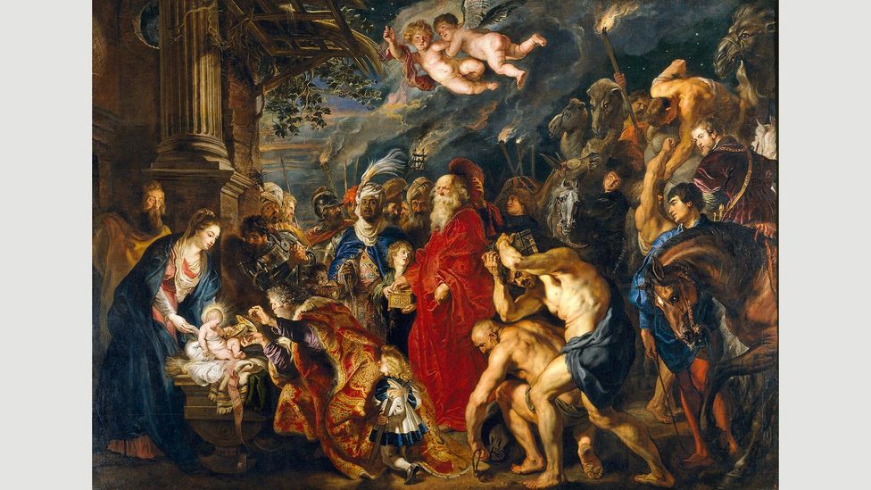 Rubens was prominent enough in his own lifetime to afford lapus lazuli to create the blues in his Adoration of the Magi – you can see this work in the Prado (Credit: Alamy) Rubens was prominent enough in his own lifetime to afford lapus lazuli to create the blues in his Adoration of the Magi – you can see this work in the Prado (Credit: Alamy)