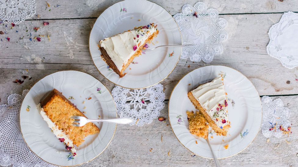Oma Irmgard’s carrot cake is particularly popular with Kuchentratsch’s customers (Credit: Kuchentratsch)