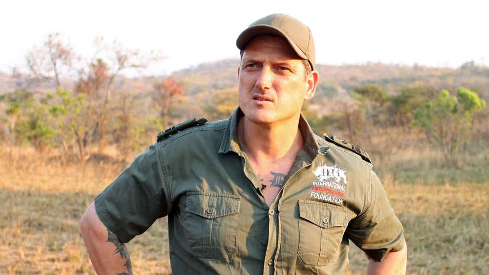 A former Special Forces sniper, Mander says he found his ‘higher calling’ protecting wildlife in Africa (Credit: Rachel Nuwer)