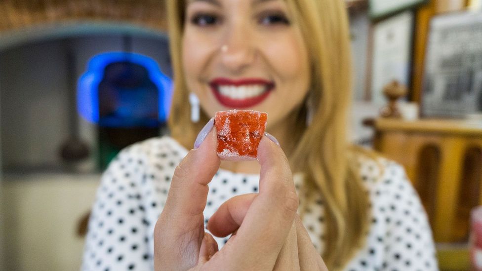 Although Haci Bekir also sells hard candies, halva, pastries and other sweets, Turkish delight is still the shop’s most popular product (Credit: Demetrios Ioannou)