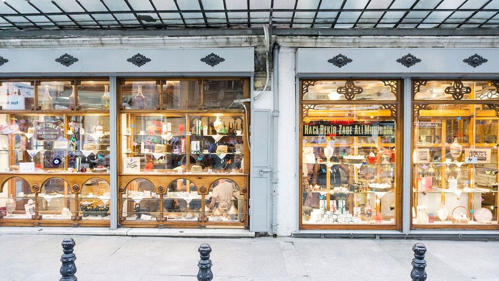 The Haci Bekir shop in Istanbul has been selling Turkish delights and other sweet treats for more than 200 years (Credit: Demetrios Ioannou)