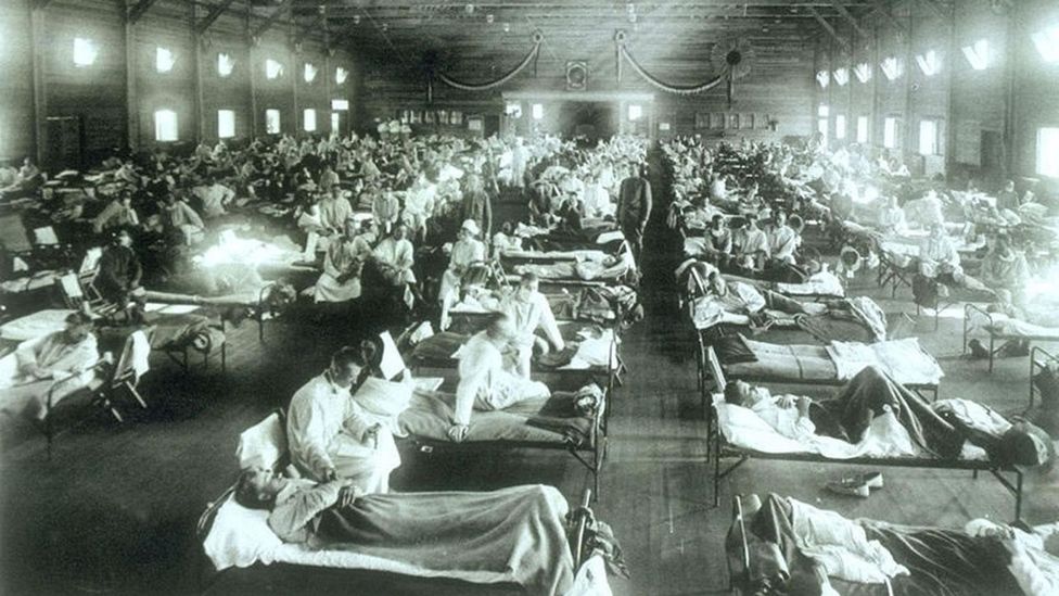 Sick in military camp (Credit: Getty Images)