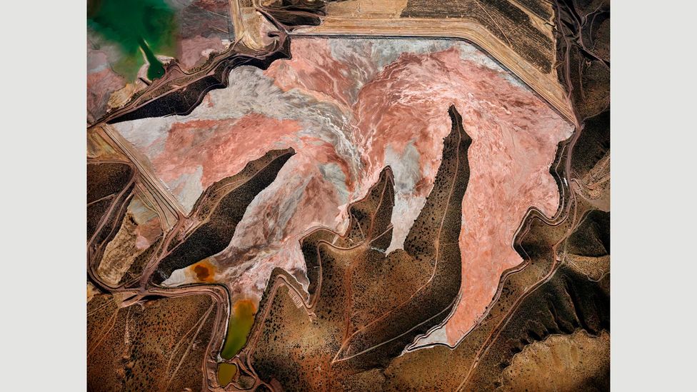 Morenci Mine #1, Clifton, Arizona, USA, 2012: primary copper producing region in the US (Credit: Edward Burtynsky, courtesy Flowers Gallery, London/Metivier Gallery, Toronto) Morenci Mine #1, Clifton, Arizona, USA, 2012: primary copper producing region in the US (Credit: Edward Burtynsky, courtesy Flowers Gallery, London/Metivier Gallery, Toronto)