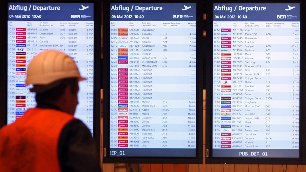 All 750 of the monitors showing flight information had to be replaced earlier in 2018 - at a cost of €500,000 (Credit: Getty Images) All 750 of the monitors showing flight information had to be replaced earlier in 2018 - at a cost of €500,000 (Credit: Getty Images)