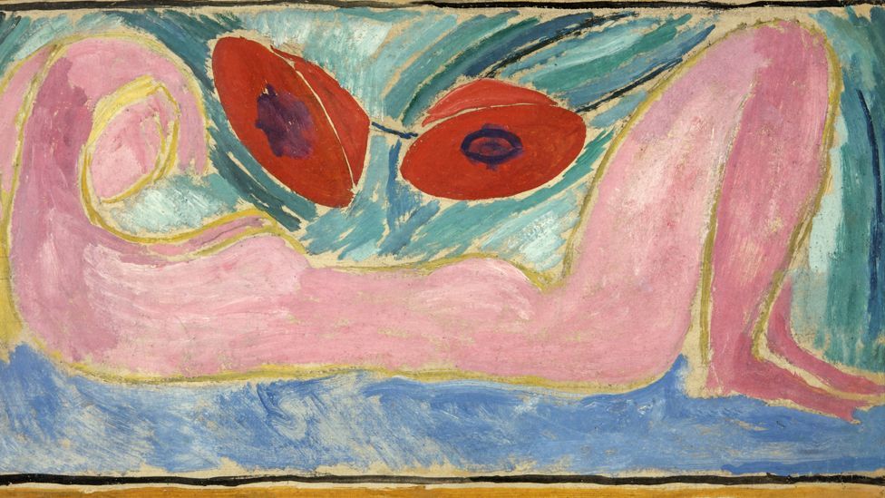 Nude with Poppies, 1916, by Vanessa Bell, one of the Bloomsbury group whose creative and romantic relationships were famously unconventional (Credit: Swindon Art Gallery)