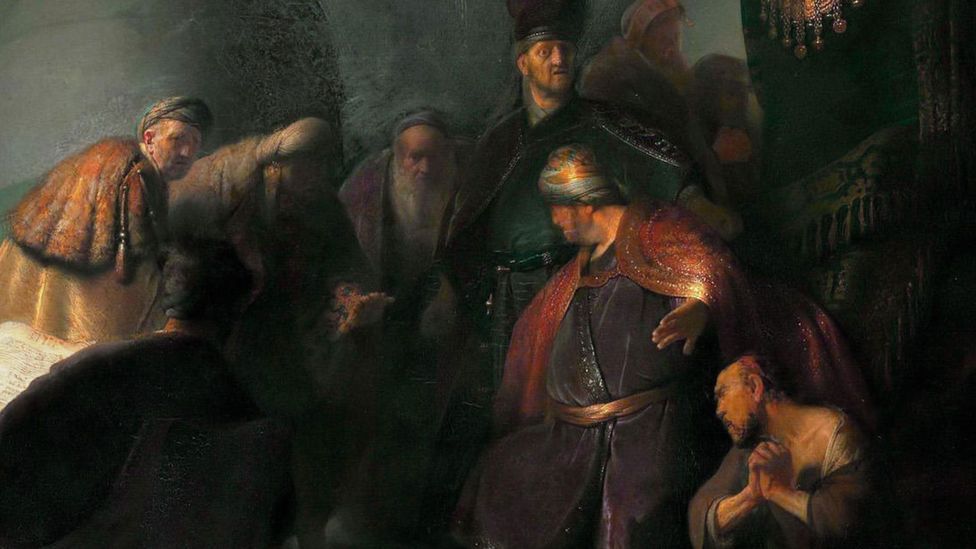 Judas Repentant, Returning the Thirty Pieces of Silver by Rembrandt (Credit: Alamy)