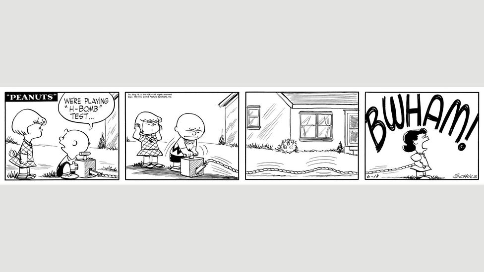 snoopy comic strips with notes