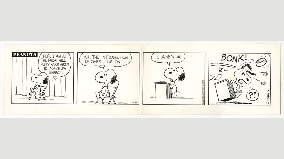 Detail of Peanuts 04.07.70 (Credit: Schulz Family Intellectual Property Trust/Courtesy of the Charles M Schulz Museum and Research Center)