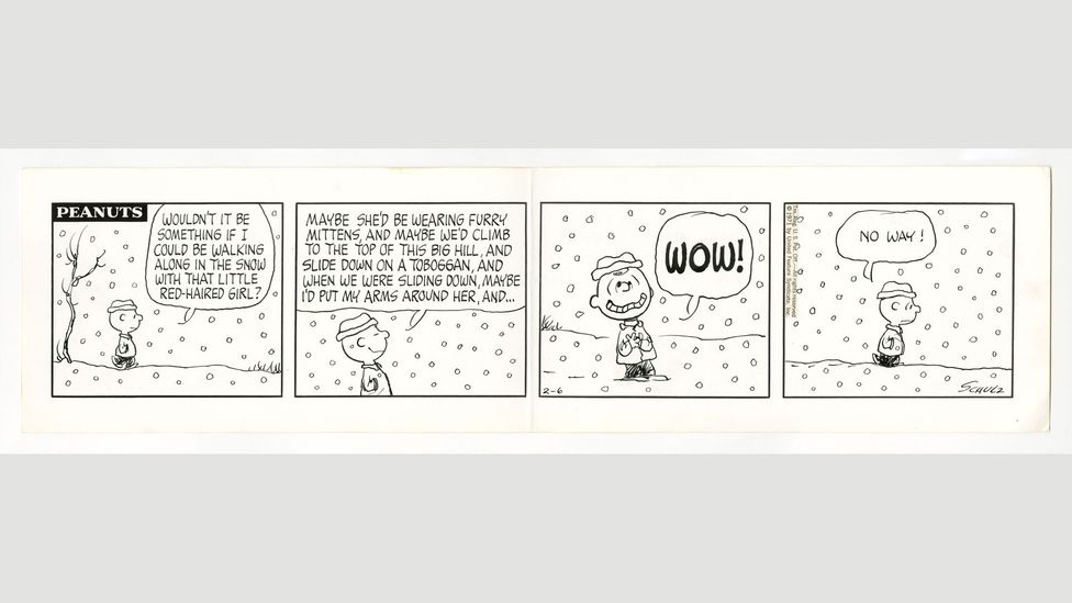 Detail of Peanuts 06.02.71 (Credit: Schulz Family Intellectual Property Trust/Courtesy of the Charles M Schulz Museum and Research Center)