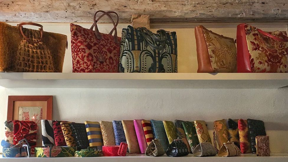 Designer Roberta di Camerino used Bevilacqua velvets to line her handbags (Credit: Eliot Stein)