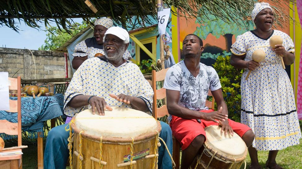 The Garifuna people are the descendants of West Africans and the Carib and Arawak people (Credit: Roi Brooks/Alamy)