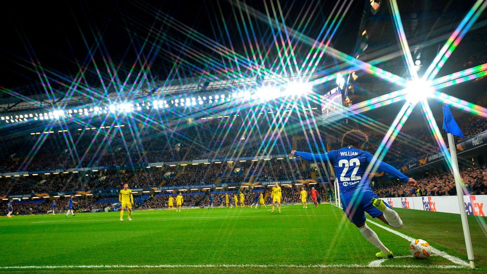 Chelsea Football Club is working with researchers to use artificial Intelligence to help players make better decisions on the football pitch (Credit: Getty Images)