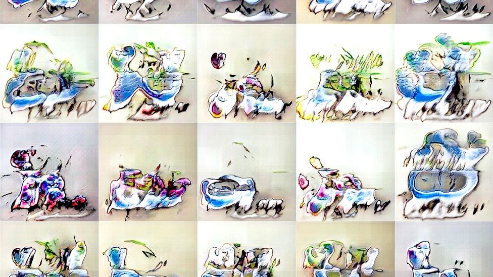 Artists are using artificial intelligence to generate strange and unusual images (Credit Helena Sarin)
