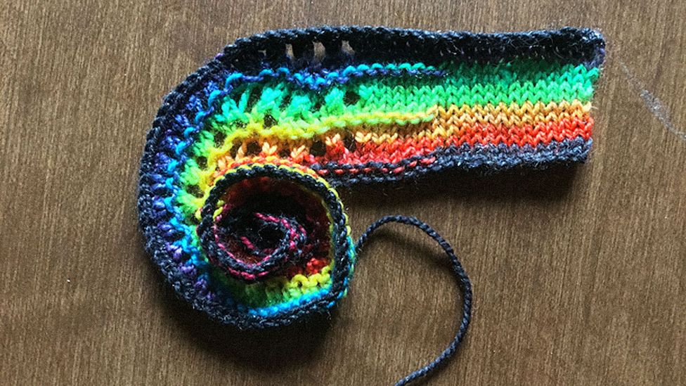 Knitting patterns generated by AI are pretty strange looking (Credit: Maeve/Ravelry)