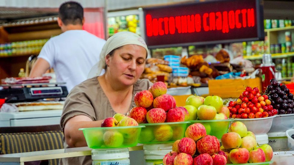 Although apples feature prominently in Kazakh cuisine, the Malus sieversii is currently listed as ‘vulnerable’ on the ICUN Red List (Credit: Ana Flašker/Alamy)