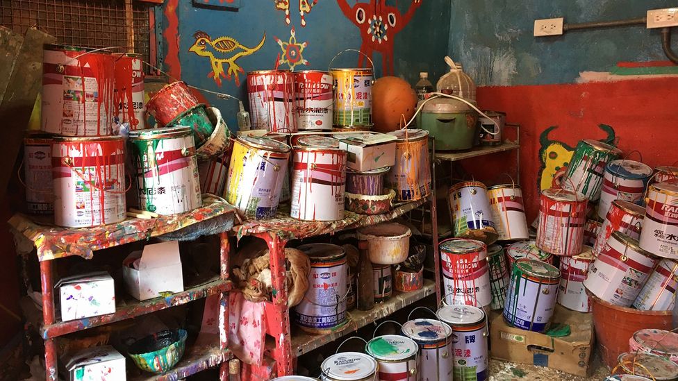 Rainbow Village is preserved as a public park (Credit: Eliot Stein) Rainbow Village is preserved as a public park (Credit: Eliot Stein)