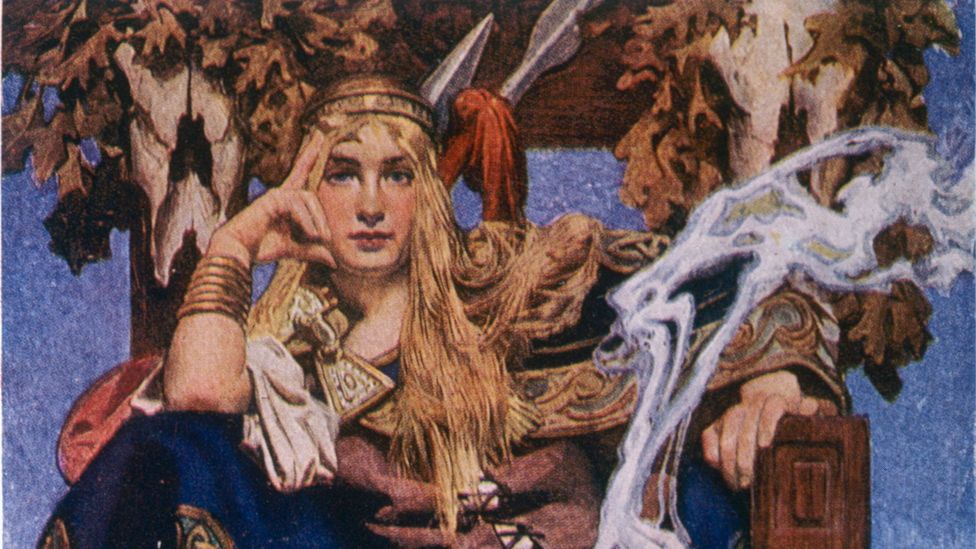 The mythical Queen Medb, who is said to be born in Oweynagat cave, was known as ‘she who intoxicates’ (Credit: Chronicle/Alamy) The mythical Queen Medb, who is said to be born in Oweynagat cave, was known as ‘she who intoxicates’ (Credit: Chronicle/Alamy)