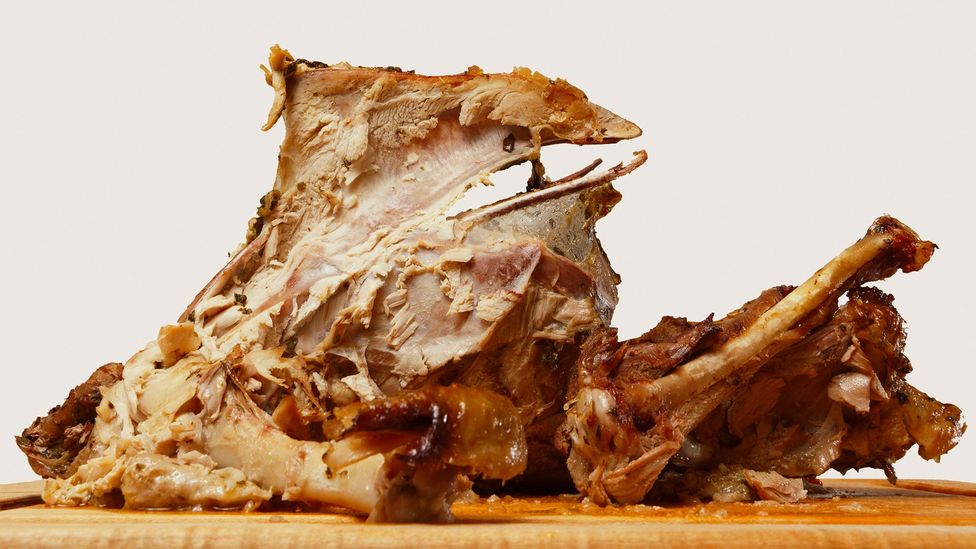 Left over turkey contributes to the mountains of food that are scraped into the bin over the holiday period every year (Credit: Getty Images)