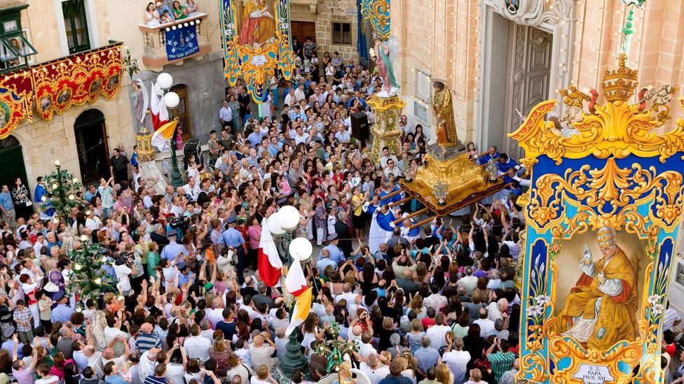 The following of saints in Malta dates back to the Middle Ages (Credit: Hemis/Alamy)