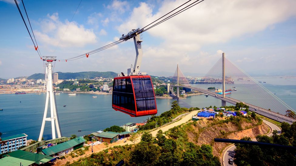 Cable car over Halong Bay, Vietnam (Credit: Dopplemayr)