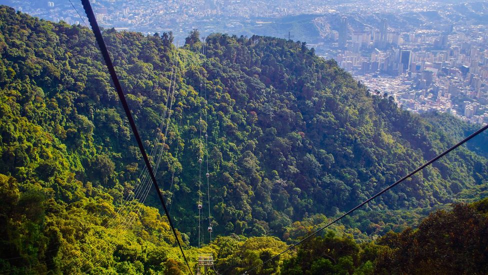 View from cable car above Caracas, Venezuela (Credit: Getty Images)