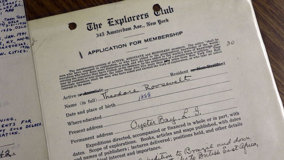 The Explorers Club’s list of members includes Neil Armstrong, Edmund Hillary and Theodore Roosevelt (Credit: Mike MacEacheran)