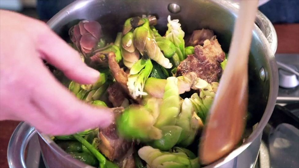 Bredies – which can also be made with beans, tomatoes or quince – are hard to define (Credit: Jurie Senekal) Bredies – which can also be made with beans, tomatoes or quince – are hard to define (Credit: Jurie Senekal)