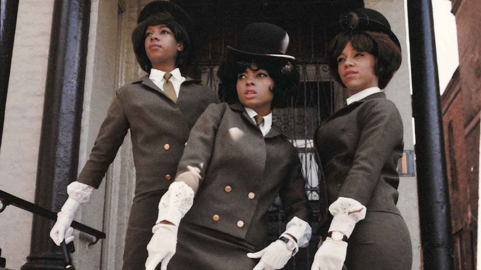 The Supremes in London, 1964 (Credit: EMI Archive Trust and Universal Music Group, taken from Motown: The Sound of Young America, Adam White & Barney Ales, Thames & Hudson) The Supremes in London, 1964 (Credit: EMI Archive Trust and Universal Music Group, taken from Motown: The Sound of Young America, Adam White & Barney Ales, Thames & Hudson)