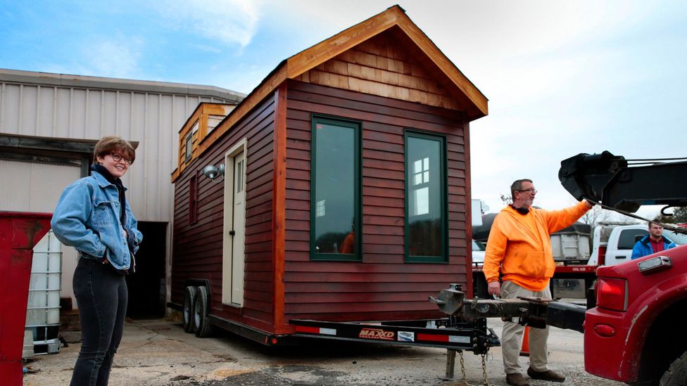Some tiny home owners can't fit all their belongings in their house, so they end up using external storage spaces anyway (Credit: Alamy Stock Photo) Some tiny home owners can't fit all their belongings in their house, so they end up using external storage spaces anyway (Credit: Alamy Stock Photo)