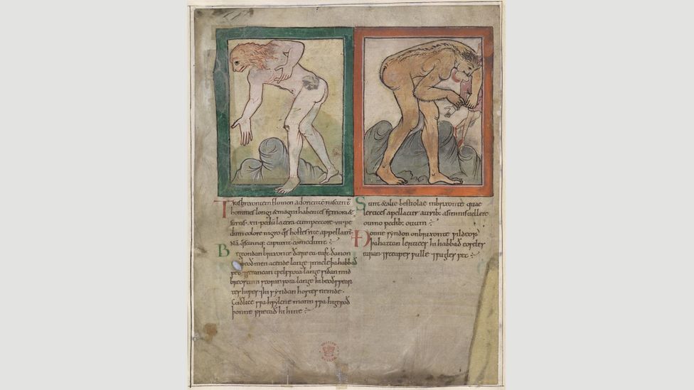 Page from The Marvels of the East, 11th Century (Credit: British Library Board)