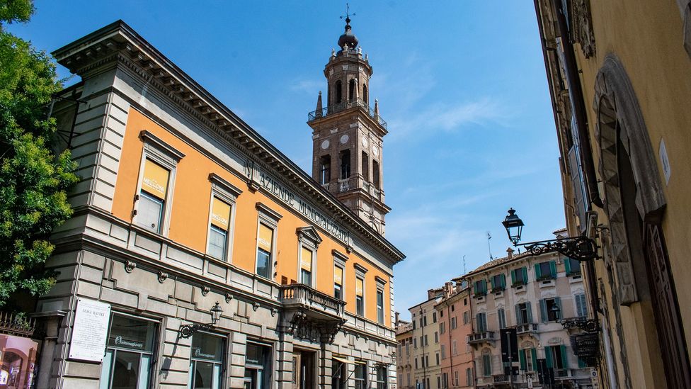 Parmigiano-Reggiano can only be produced in one specific 10,000-sq-km geographical area of Italy (Credit: Amanda Ruggeri) Parmigiano-Reggiano can only be produced in one specific 10,000-sq-km geographical area of Italy (Credit: Amanda Ruggeri)