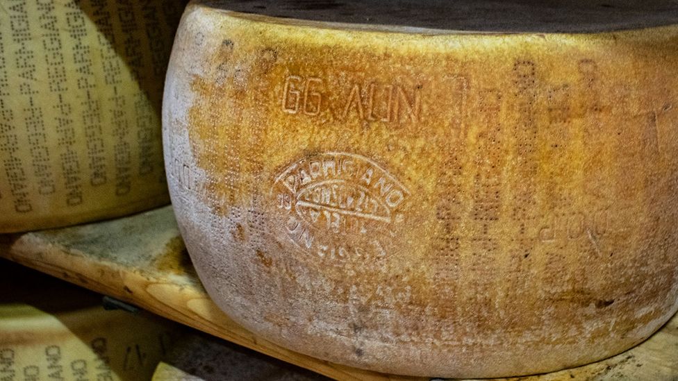 Because of the precise nature of the manufacturing process, authentic Parmigiano-Reggiano carries a high price tag (Credit: Amanda Ruggeri)