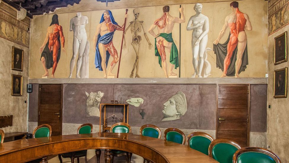 Many famous scientists passed through the University of Padua, including Galileo Galilei (Credit: Rossi Thomson/Reproduced by concession of the University of Padua) Many famous scientists passed through the University of Padua, including Galileo Galilei (Credit: Rossi Thomson/Reproduced by concession of the University of Padua)