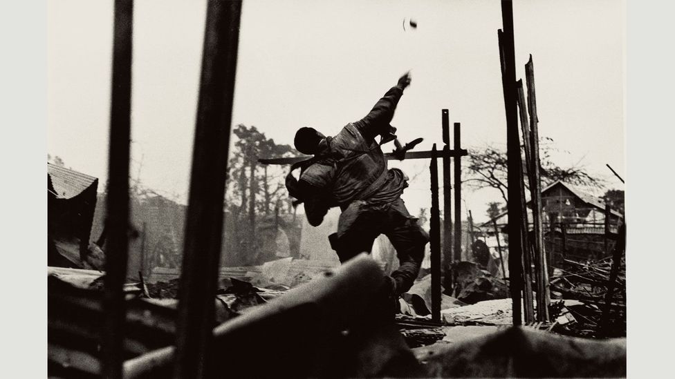 Grenade Thrower, Huế, Vietnam, 1968: the Battle of Huế was one of the longest and bloodiest in the Vietnam War (Credit: Don McCullin/Tate)