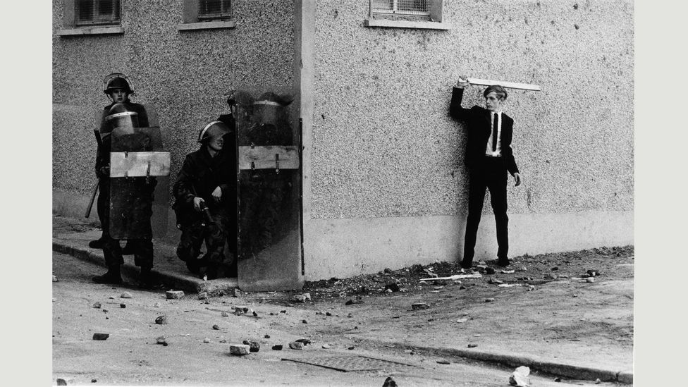 Northern Ireland, The Bogside, Londonderry 1971: “It was inconceivable at the time that the violence would continue unabated for another 25 years” (Credit: Don McCullin/Tate)