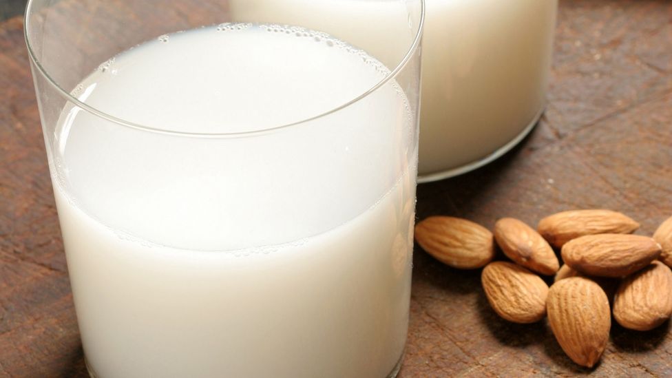 Alternative milks like almond milk don’t normally have the same micronutrients as dairy (Credit: Getty)
