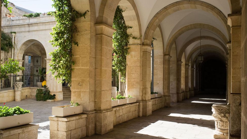 The museum is housed within the Monastery of the Flagellation, which has been a pilgrimage site since at least the 4th Century (Credit: Nir Alon/Alamy) The museum is housed within the Monastery of the Flagellation, which has been a pilgrimage site since at least the 4th Century (Credit: Nir Alon/Alamy)