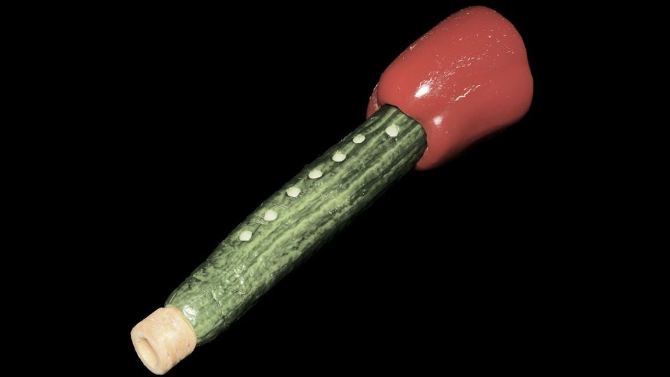 The cucumberphone (Credit: Alexander Koller) The cucumberphone (Credit: Alexander Koller)