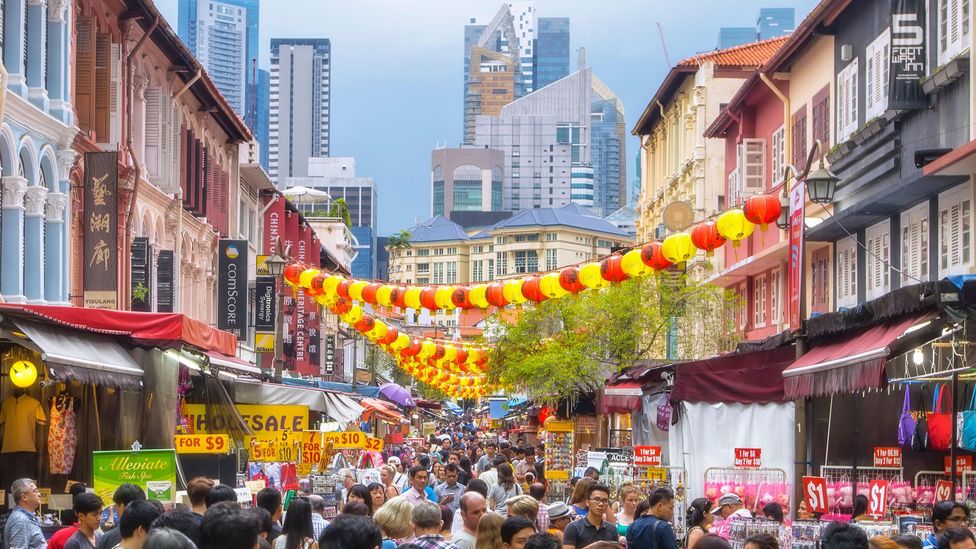 The mix of cultures in Singapore allows newcomers to adjust quickly (Credit: Art Kowalsky/Alamy)