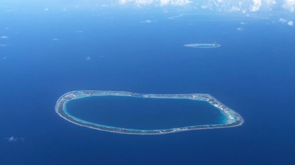 The Disappointment Islands are part of the Tuamoto Archipelago, a chain of nearly 80 islands (Credit: Andrew Evans)