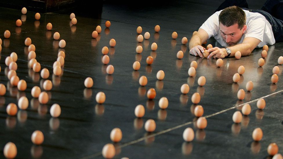 Balancing hundreds of eggs to break a Guinness World Record? If that's your dream, it helps to start with the goal in mind and work backwards (Credit: Getty Images)