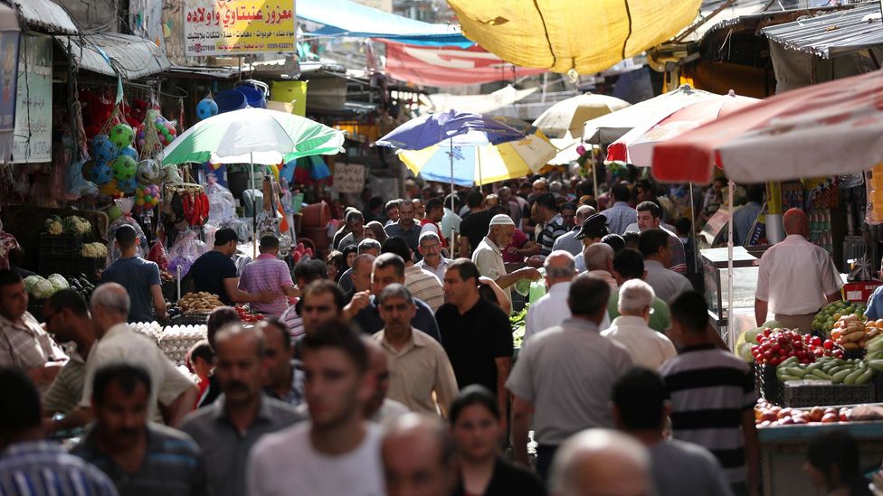 Nablus is renowned among Palestinians for its sweet foods and as the source of the best qizha (Credit: ZUMA Press, Inc./Alamy) Nablus is renowned among Palestinians for its sweet foods and as the source of the best qizha (Credit: ZUMA Press, Inc./Alamy)