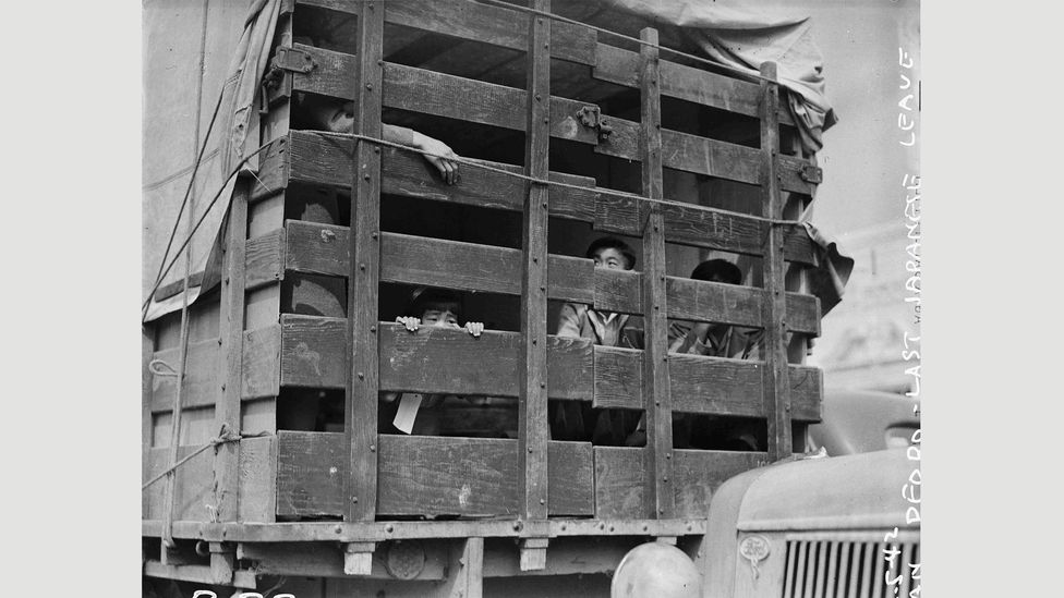 Clem Albers, San Pedro, California, April 5, 1942 (Credit: National Archives) Clem Albers, San Pedro, California, April 5, 1942 (Credit: National Archives)